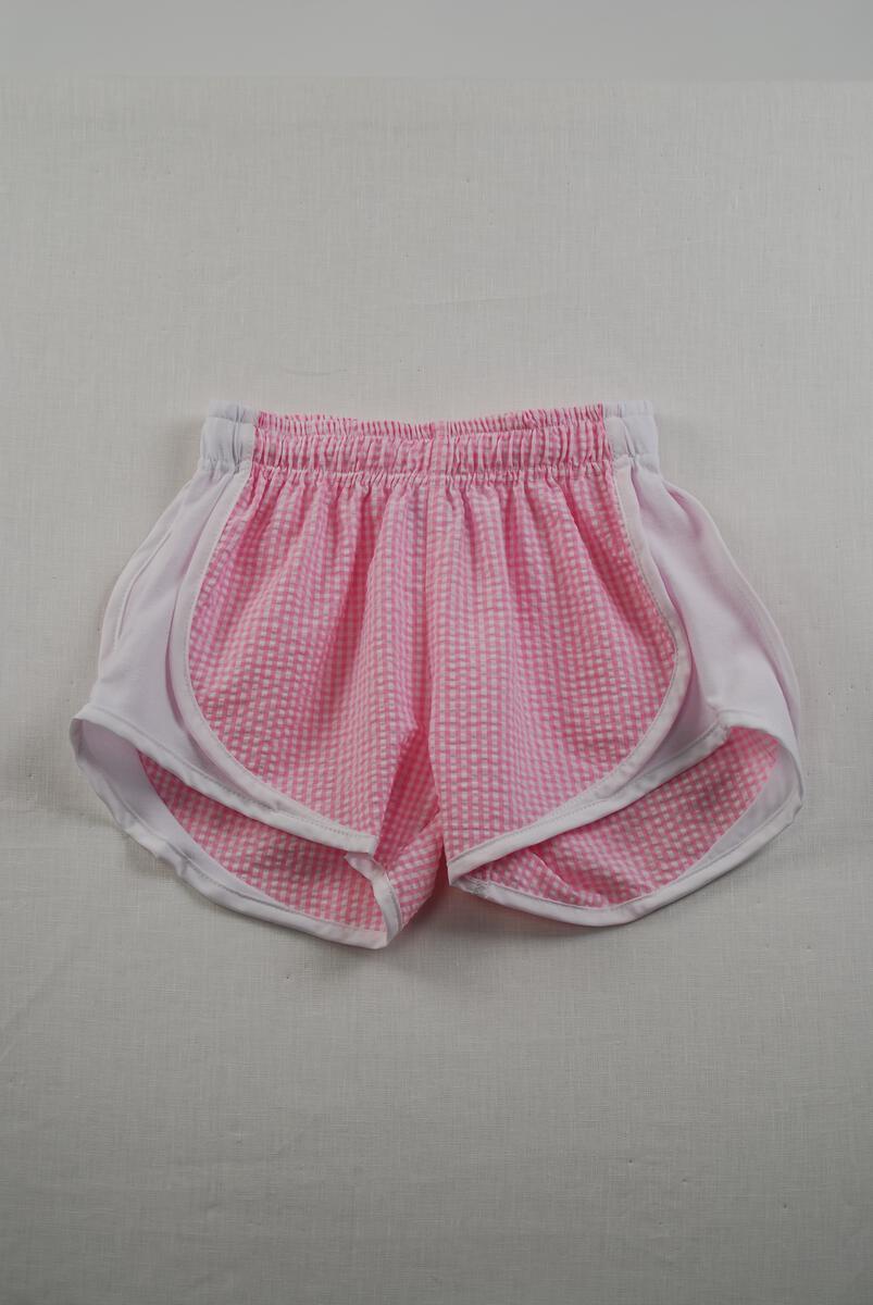 Funtasia Too: Athletic Shorts - Pink with White