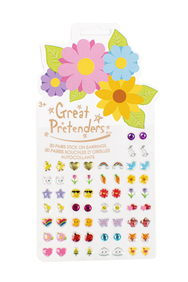 Great Pretenders: Spring Flowers Sticker Earrings