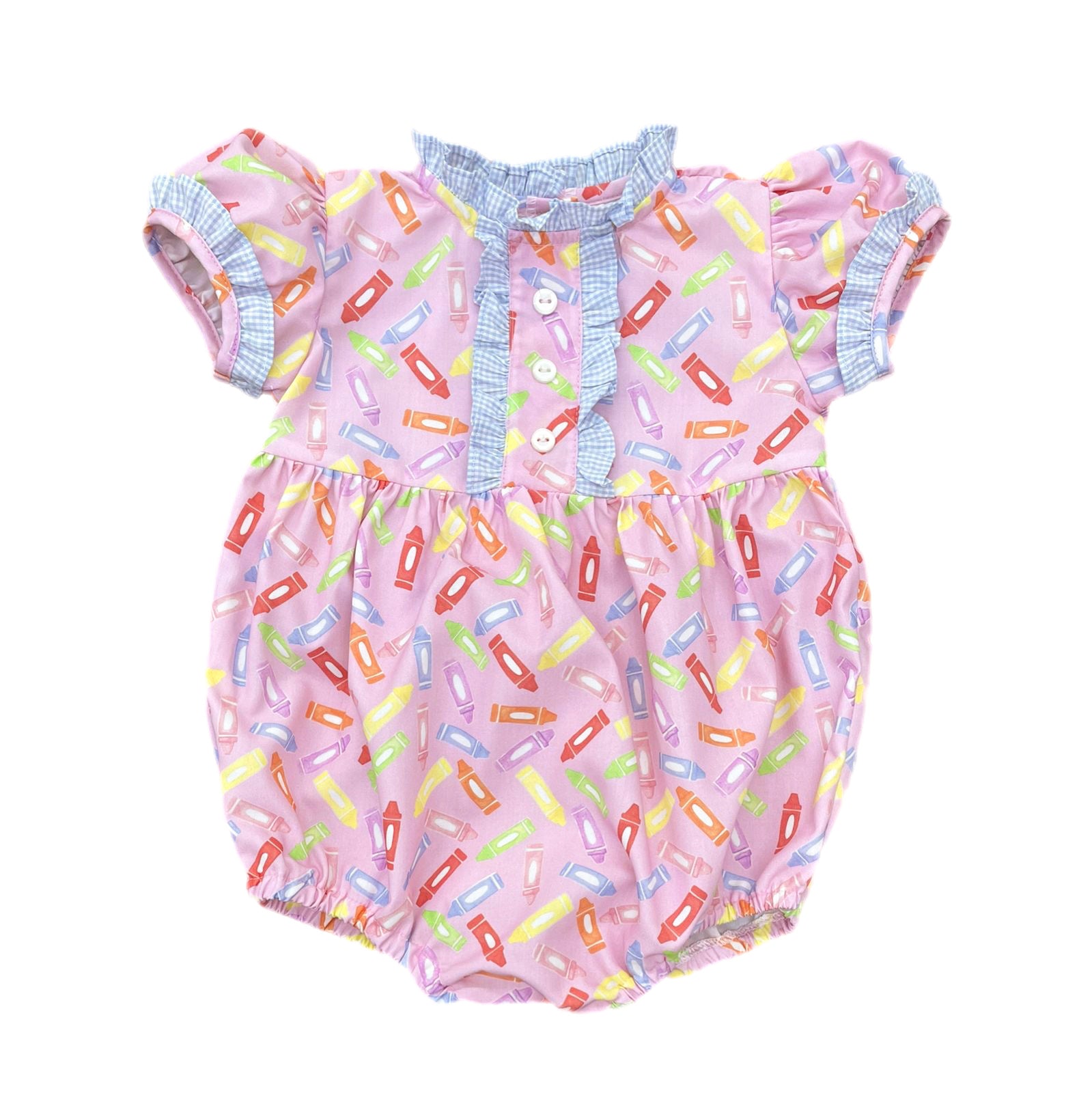 James & Lottie: Annie Bubble Back to School - Pink Crayon