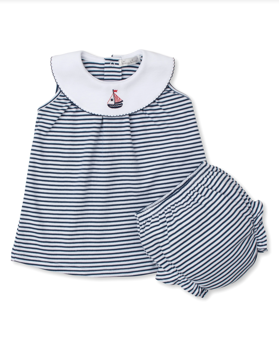 Kissy Kissy: Summer Regatta Navy Stripe Dress Set