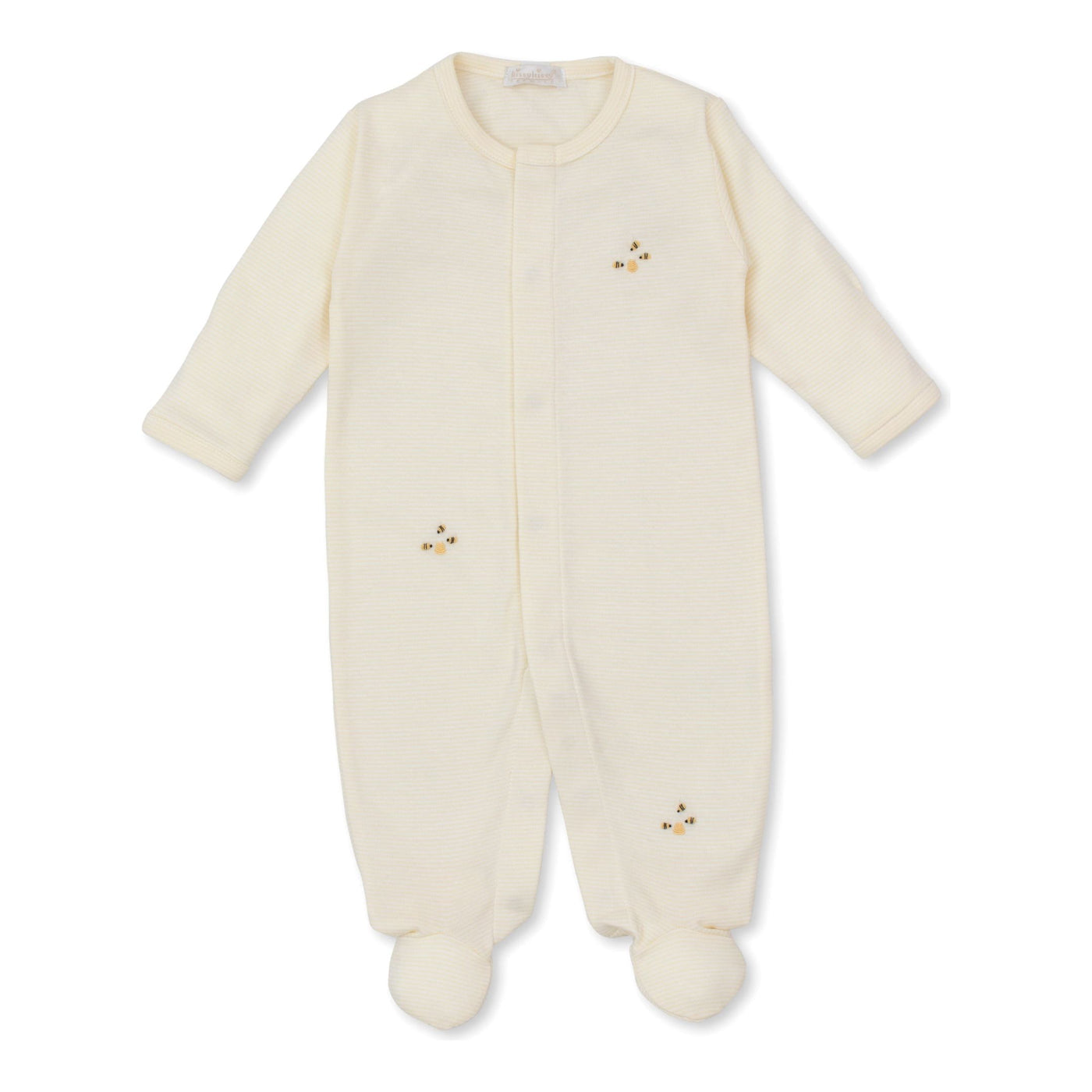 Kissy Kissy: Bee Hive Embroidered Footie