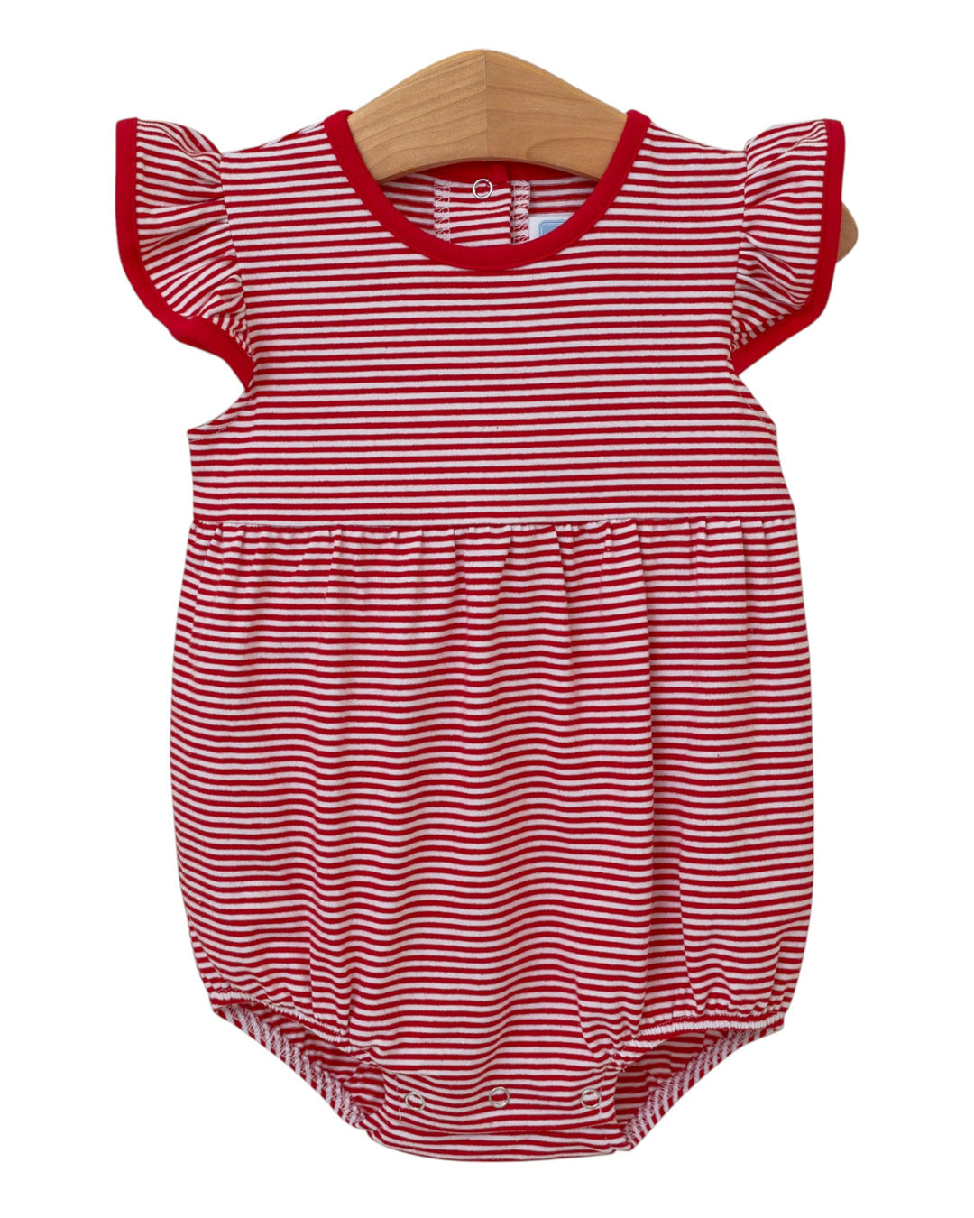 Trotter Street: Lucy Game Day Girls Bubble - Red Stripe