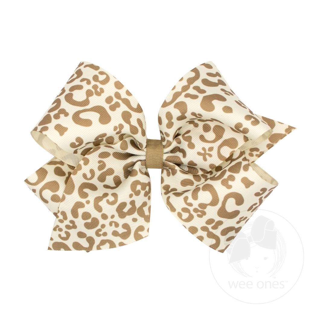 Wee Ones: Leopard Print Grosgrain