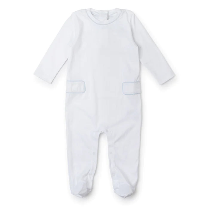 Lila & Hayes Girls Lola Ruffle Romper - Star Spangled main image 0