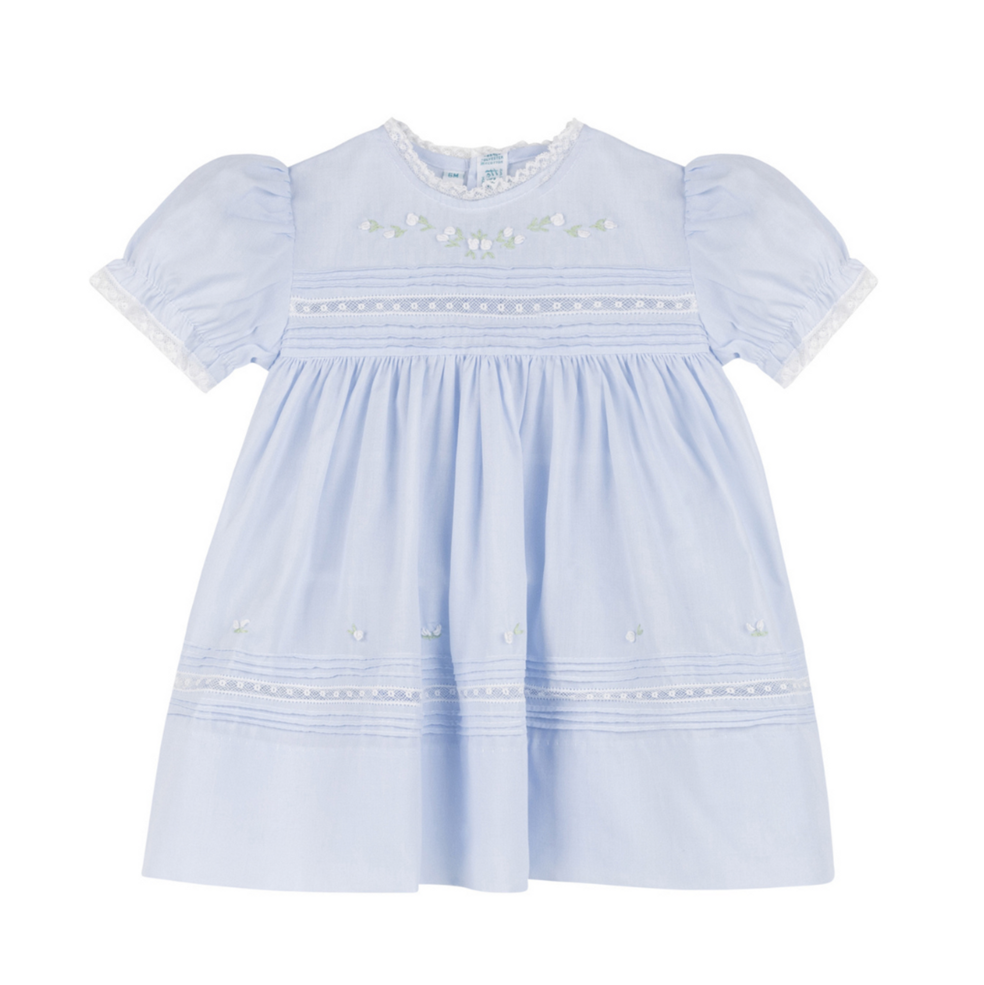 Feltman Brothers: Floral Bullions Dress - Blue