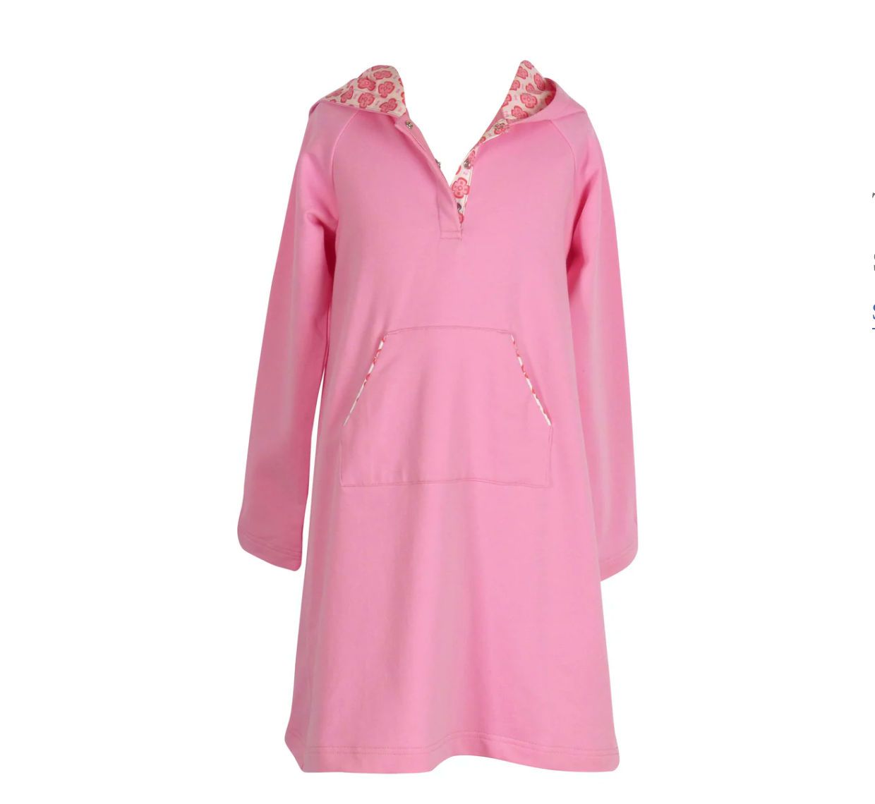 The Yellow Lamb: Hoxie Hooded Dress - Mulberry Floral