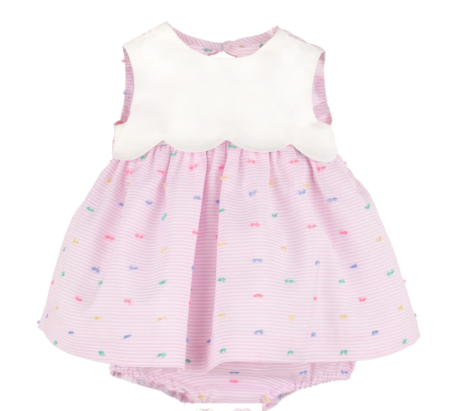 Sophia & Lucas: Plumetti Party Scallop Dress
