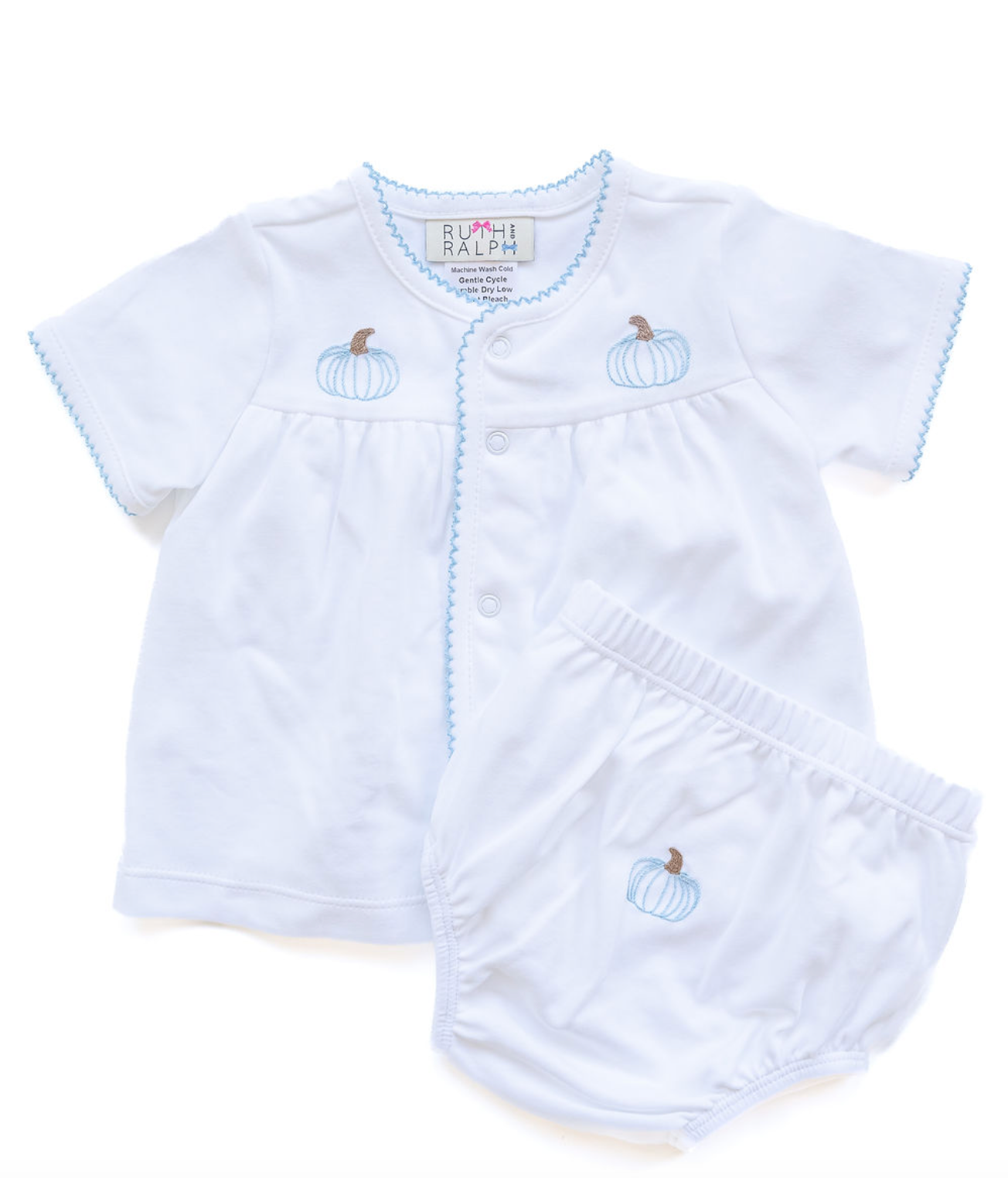 Ruth & Ralph: Blue Pumkin Diaper Set