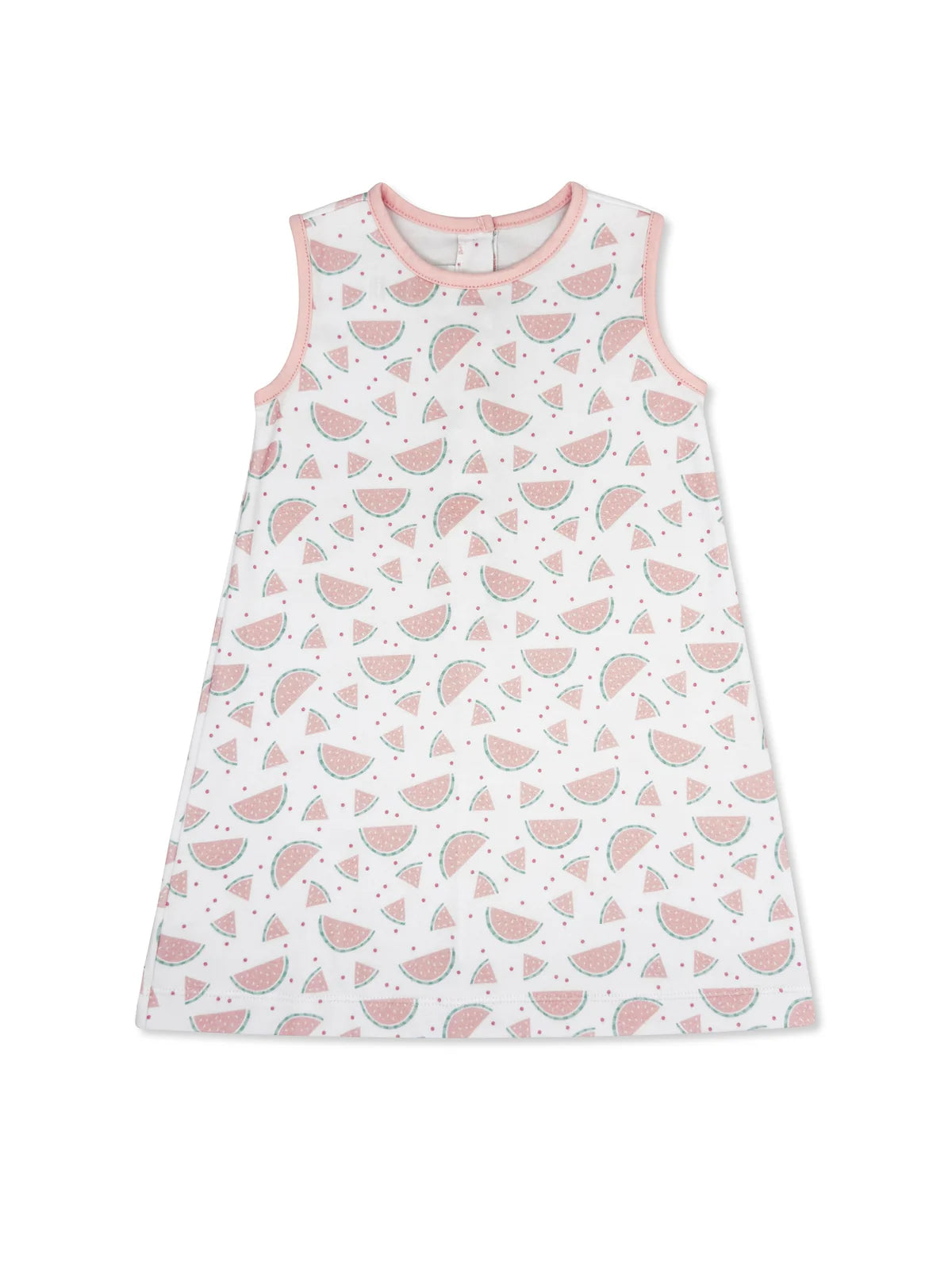 Lullaby Set: Ann Dress - Whimsy Watermelon, Pensacola Pink