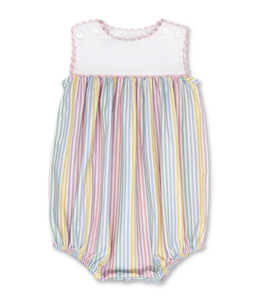 Lullaby Set: Charming Bubble- Petunia Pinstripe