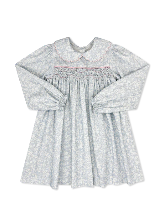 Lullaby Set: Michelle Dress Long Sleeve - Snow Kissed Floral