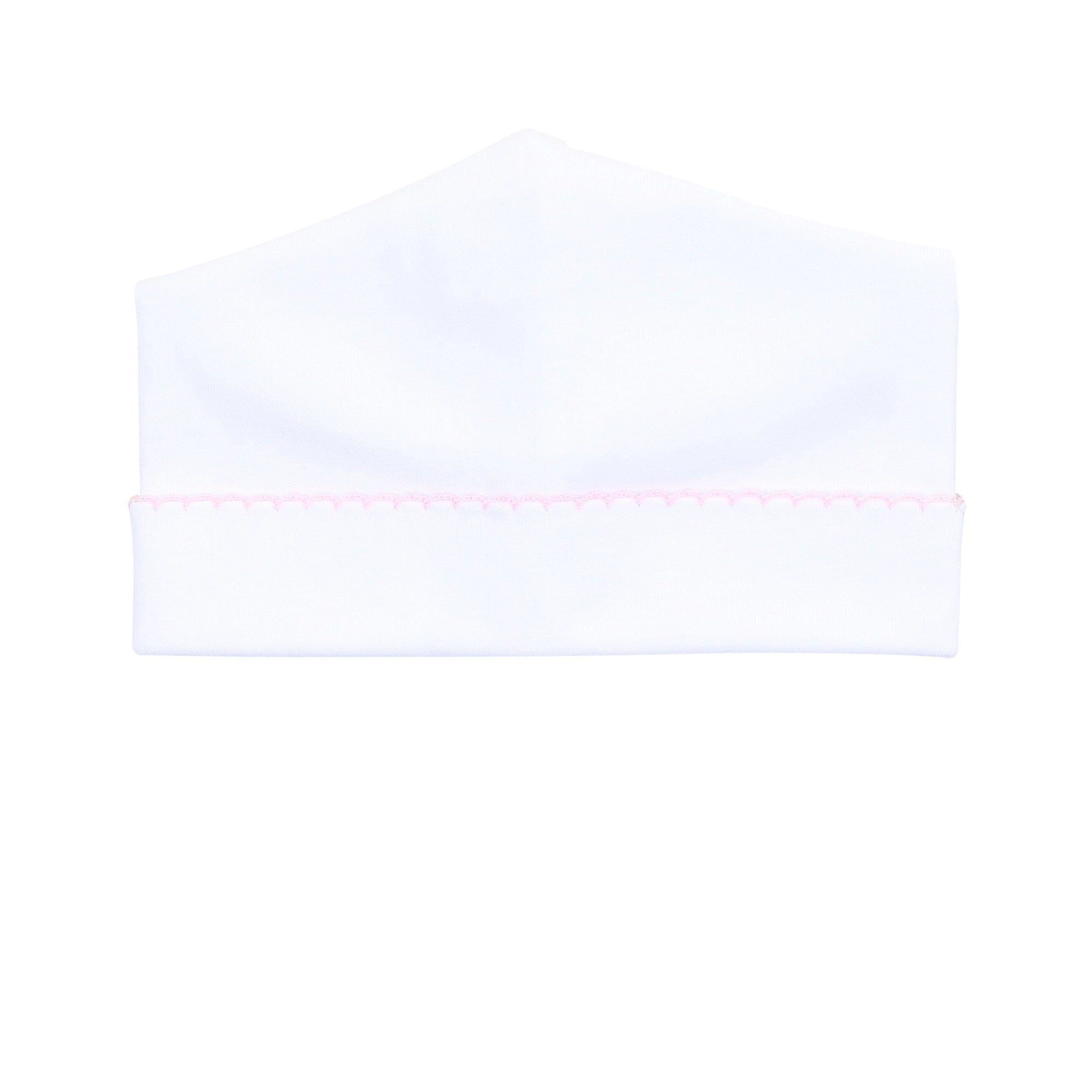 Magnolia Baby: Solid Essentials White Pink Hat