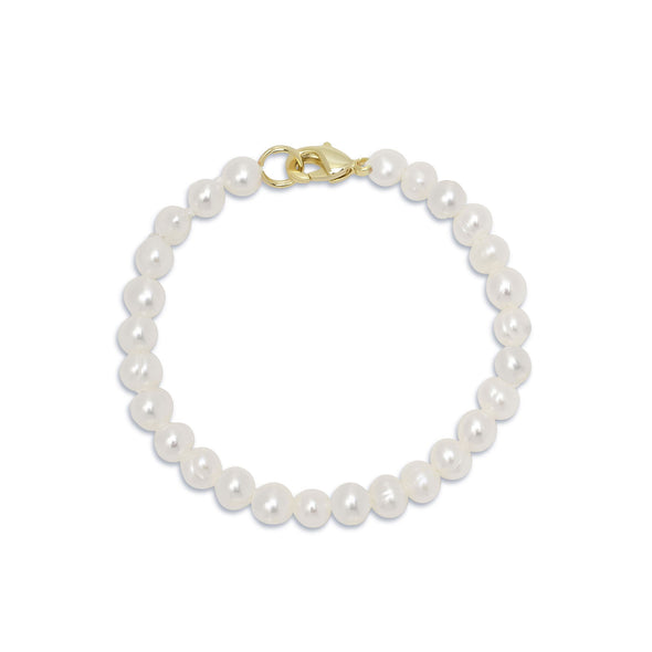 Lily Nily: 4.5" Freshwater Pearl Strand Bracelet (Baby)