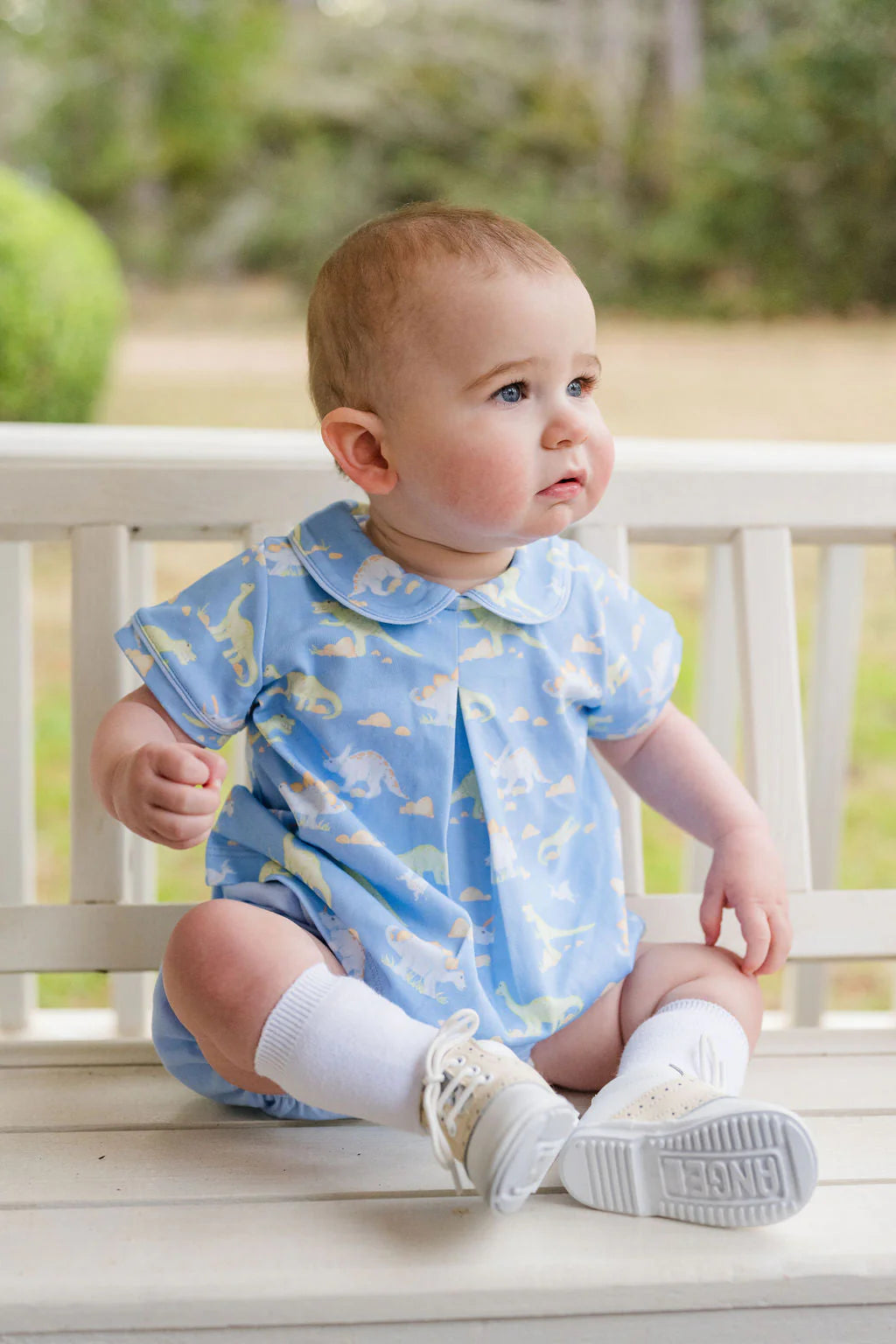 James & Lottie: Rory Diaper Set, Dinosaur Knit