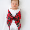 TBBC: Society Prep Bow Swaddle - Flannel