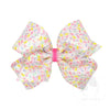 wee ones: Colorful Confetti Printed Sequin Grosgain Hair Bow