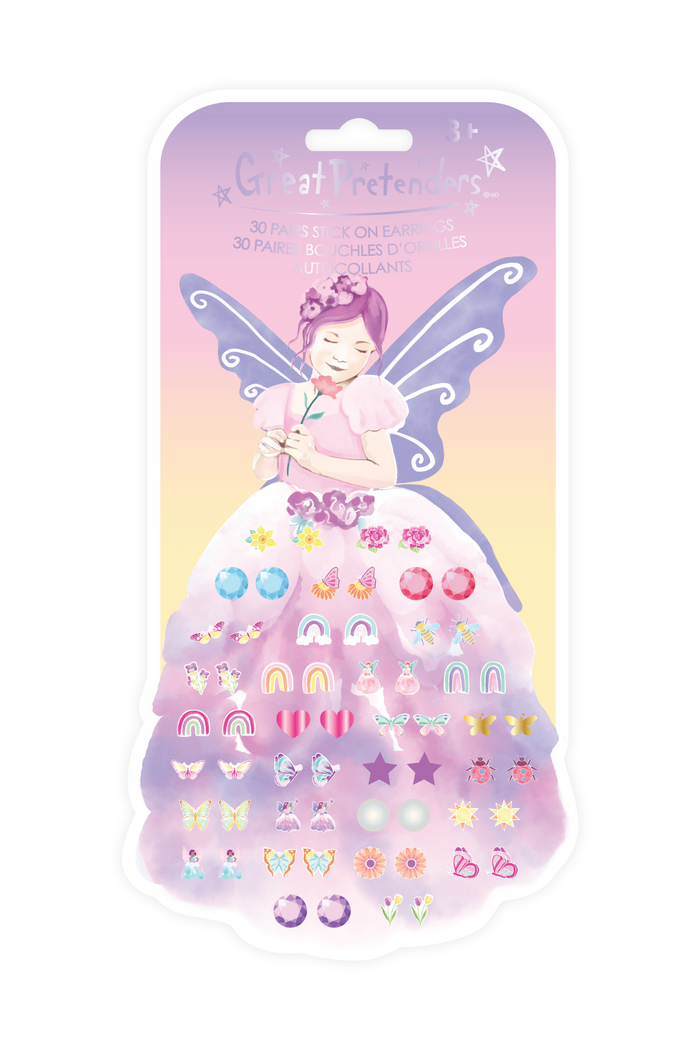 Great Pretenders: Butterfly Fairy Triana Sticker Earrings, 30 pairs
