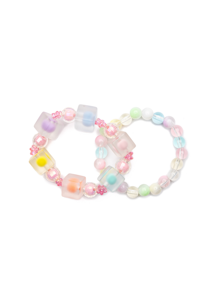 Great Pretenders: Hip to Be Square Bracelets, 2pcs