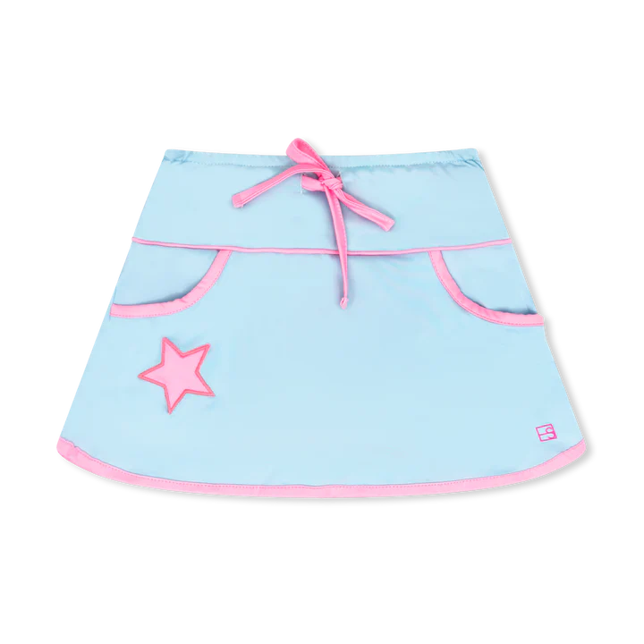 Set Athletics: Tiffany Skort - Cotton Candy Blue, Flamingo Pink, Star