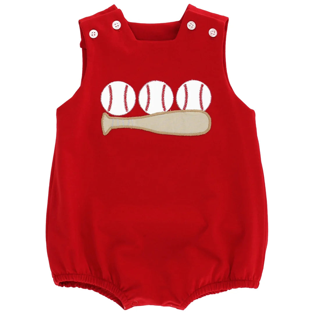 Bailey Boys: Batter Up - Boys Knit Infant Bubble