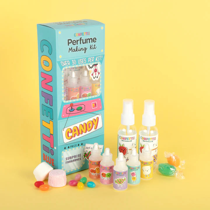 Confetti Blue: Candy Scented Perfume Making Kit