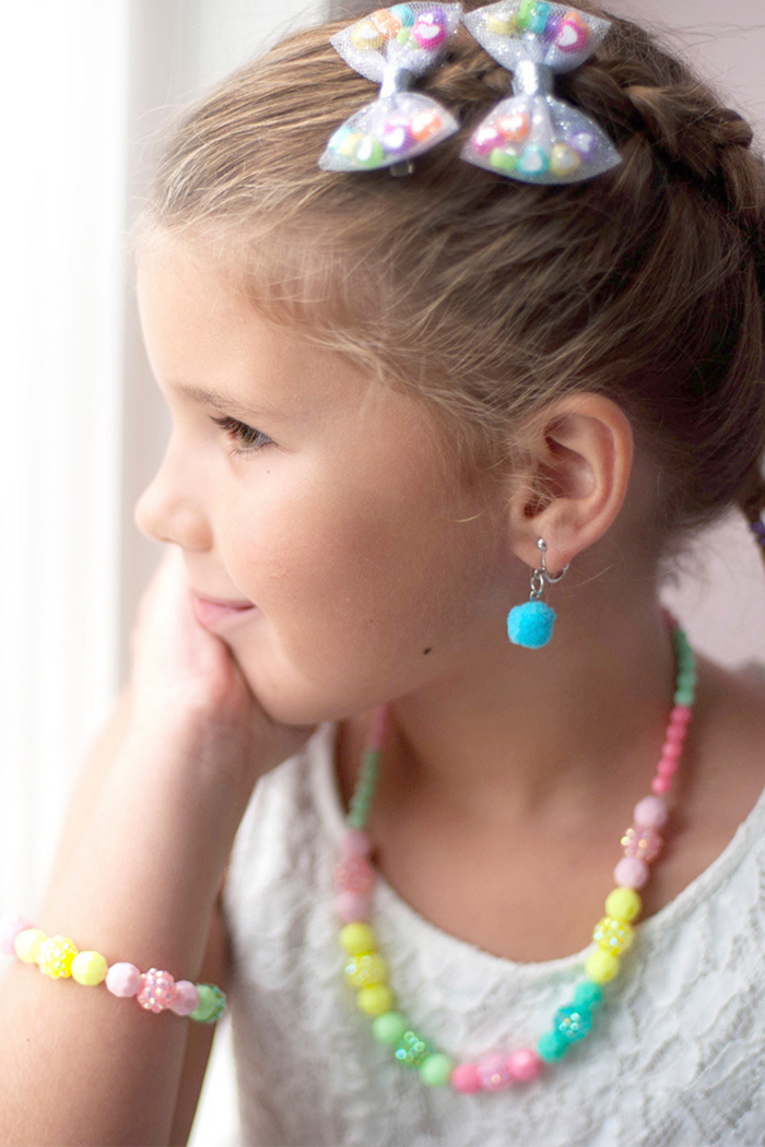 Great Pretenders: Vividly Vibrant Necklace & Bracelet Set, 2pc