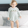 Outer Banks Smocking: French Knot Mallard Boys Long Sleeve Bubble