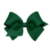 Wee Ones: Classic Grosgrain Girls Hair Bow - Plain Wrap