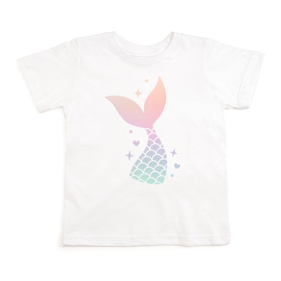 Sweet Wink: Mermaid Tail Ombre Short Sleeve Shirt