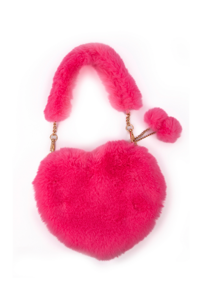 Great Pretenders: Pinky Promise Furry Fuchia Purse