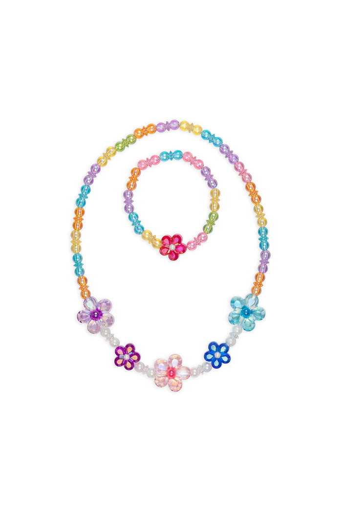 Great Pretenders: Blooming Beads Necklace & Bracelet Set, 2pc
