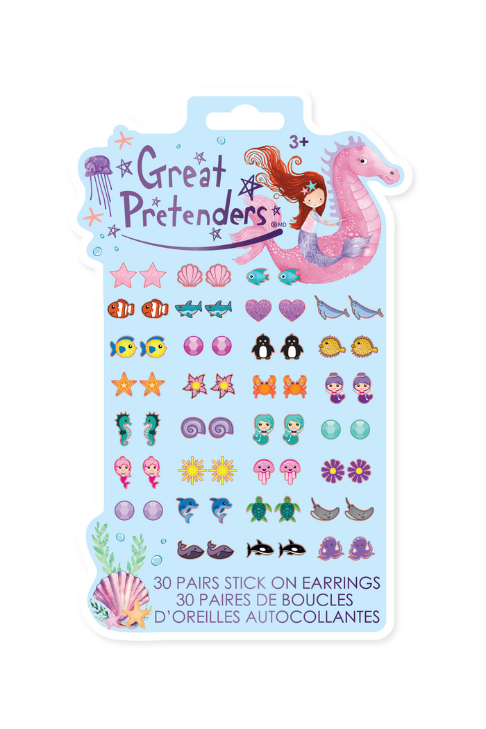 Great Pretenders: Mermaid Sticker Earrings, 30 pairs