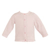 Petit Ami: Classic Sweater with Scalloped Edges - Light Pink