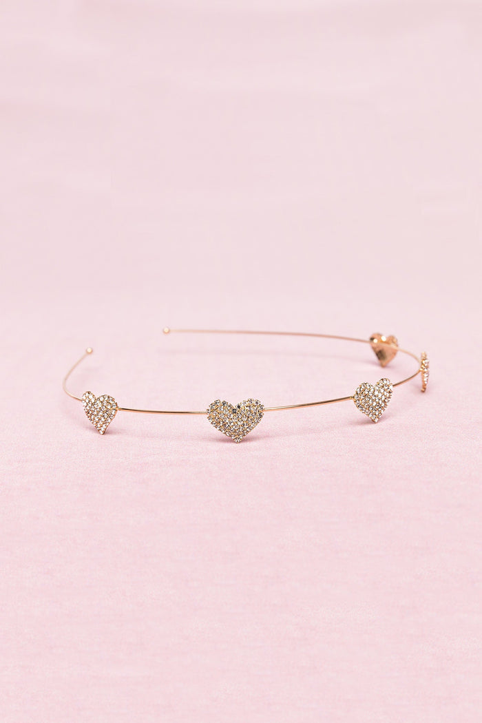 Great Pretenders: Boutique Rhinestone Heart Headband