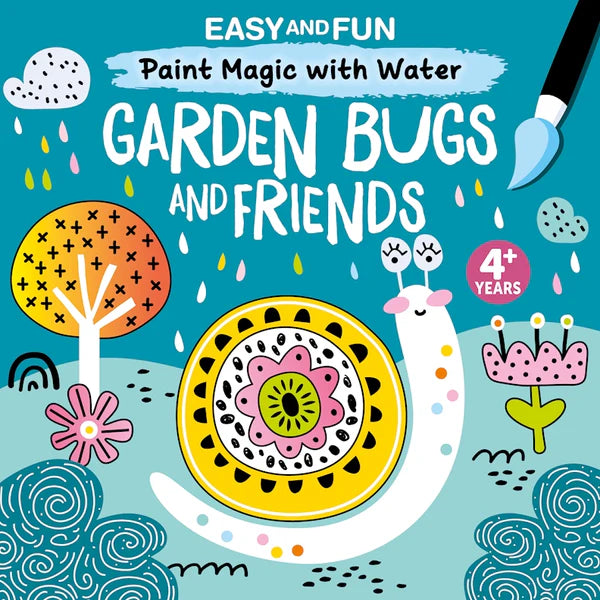 Easy and Fun Paint Magic with Water: Garden Bugs & Friends