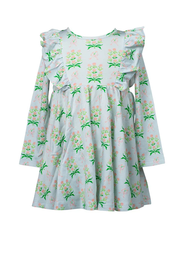 The Proper Peony: Margot Long Sleeve Twirl Dress