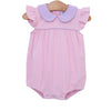 Trotter Street: Genevieve Bubble - Light Pink Stripe and Lavender