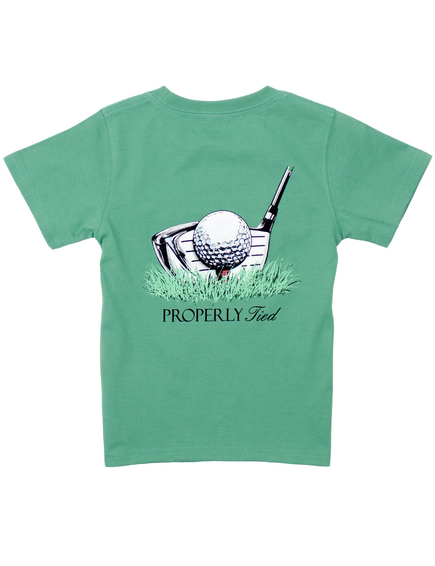 Properly Tied: Boys Driver Short Sleeve - Ivy