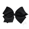 Wee Ones: Classic Grosgrain Girls Hair Bow - Plain Wrap