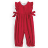 bella bliss: Corduroy Berkley Overall - Red Cord