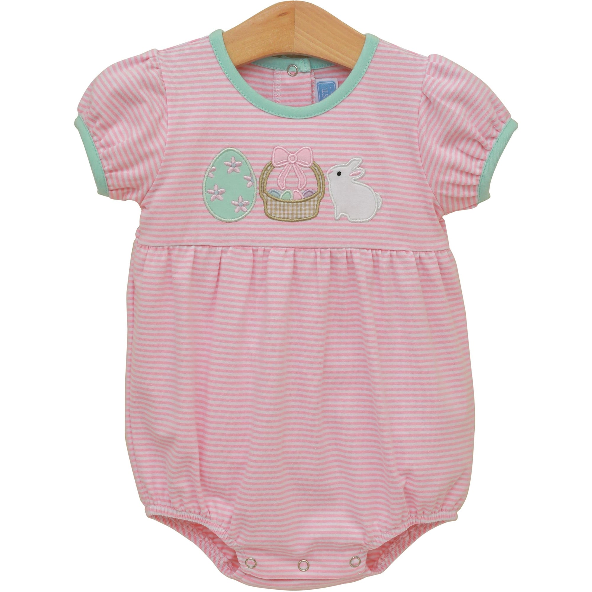 Trotter Street: Bunnies & Baskets Bubble - Pink