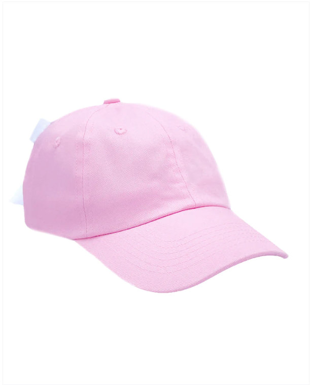 Bits & Bows: Mama's Customizable Bow Baseball Hat in Palmer Pink
