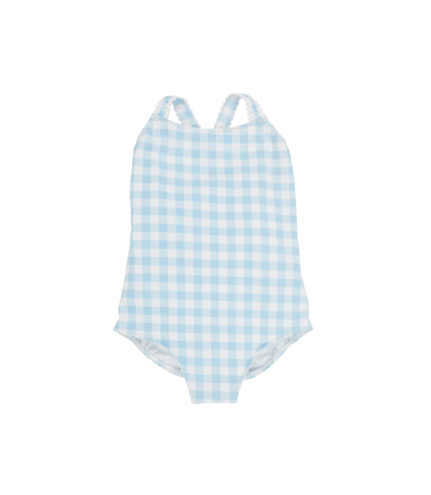 TBBC: Taylor Bay Bathing Suit - Buckhead Blue Gingham – Lollipops ...