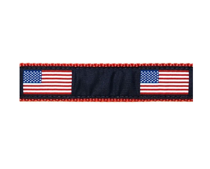 Preston Belts: American Flag on Red