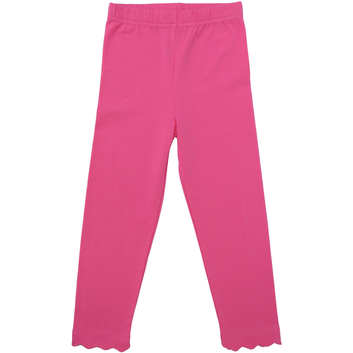 Trotter Street: Scalloped Leggings - Pink