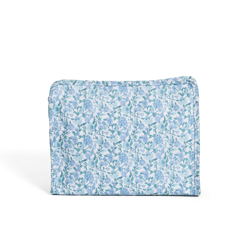 TRVL: Roadie - Hamptons Floral Stripe Large Zipper Pouch