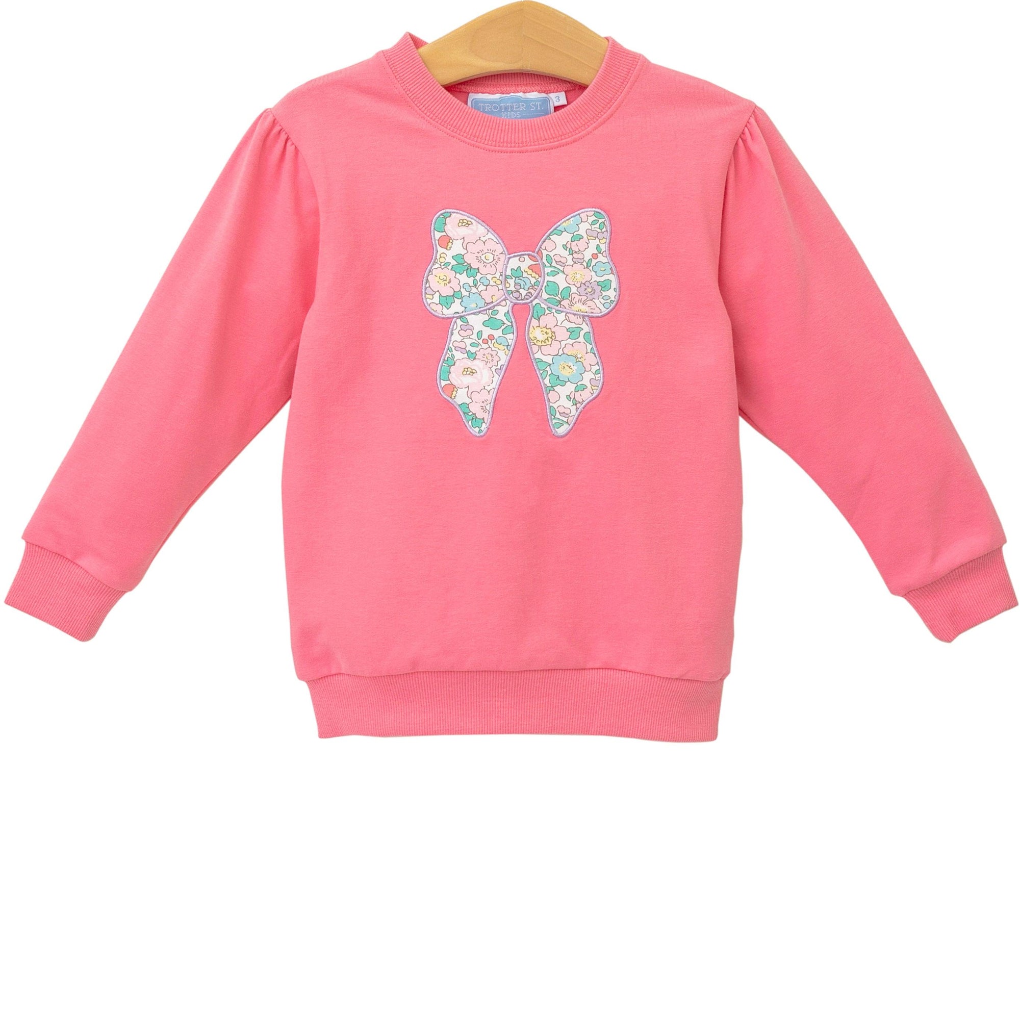 Trotter Street: French Terry Pullover - Bow