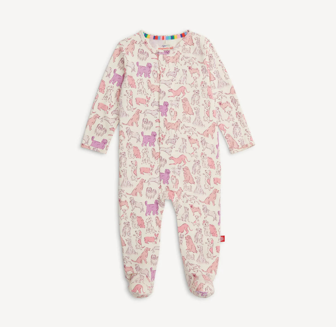 Magnetic Me: Pink It's a Paw-ty Right Fit Footie