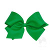 Wee Ones: Classic Grosgrain Girls Hair Bow - Plain Wrap