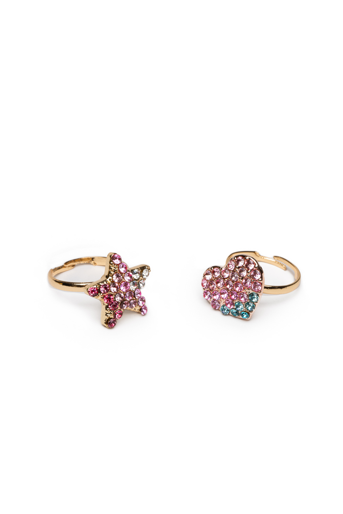 Great Pretenders: Dreams of Love Spinner Rings, 2pc Set
